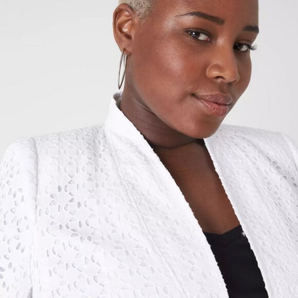 Lane Bryant Eyelet Blazer - Picture 4 of 4